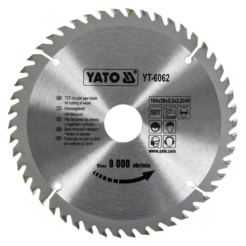 Piła tarczowa z węgl. 184X50X30